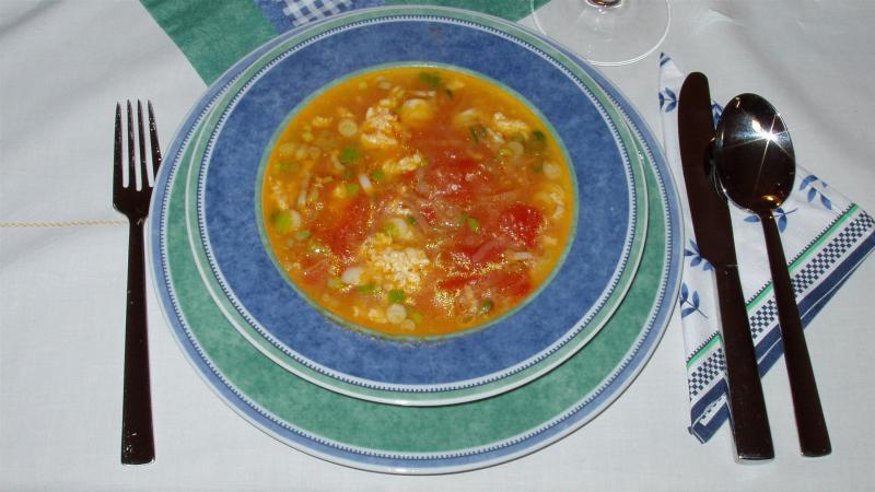 Eierblumensuppe